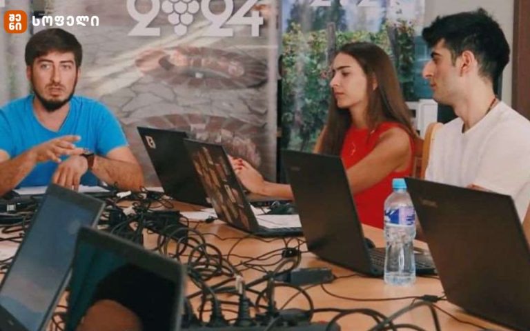 ღვინის რთველი ქართულ ვენახებში ახალგაზრდა ოპერატორებთან ერთად