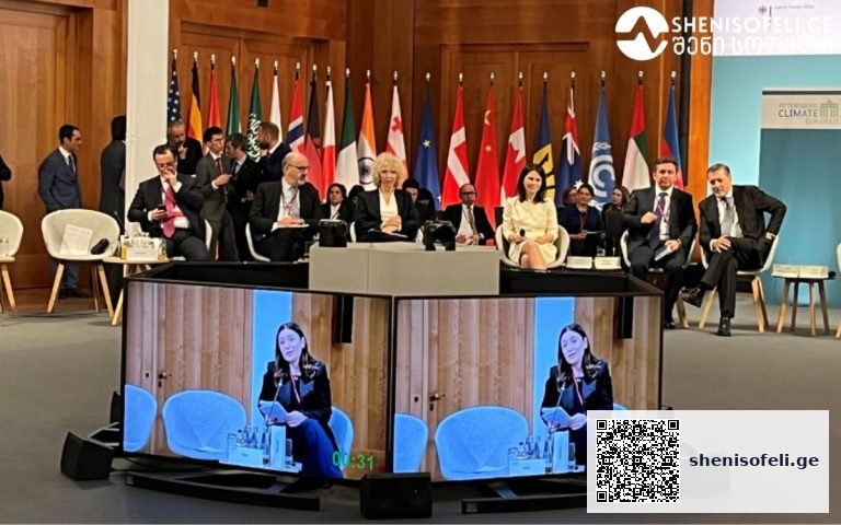 „საქართველო 2050 წლისათვის კლიმატნეიტრალურობისკენ ისწრაფვის, ამავდროულად, თანმიმდევრულად ასრულებს კლიმატის ცვლილების“