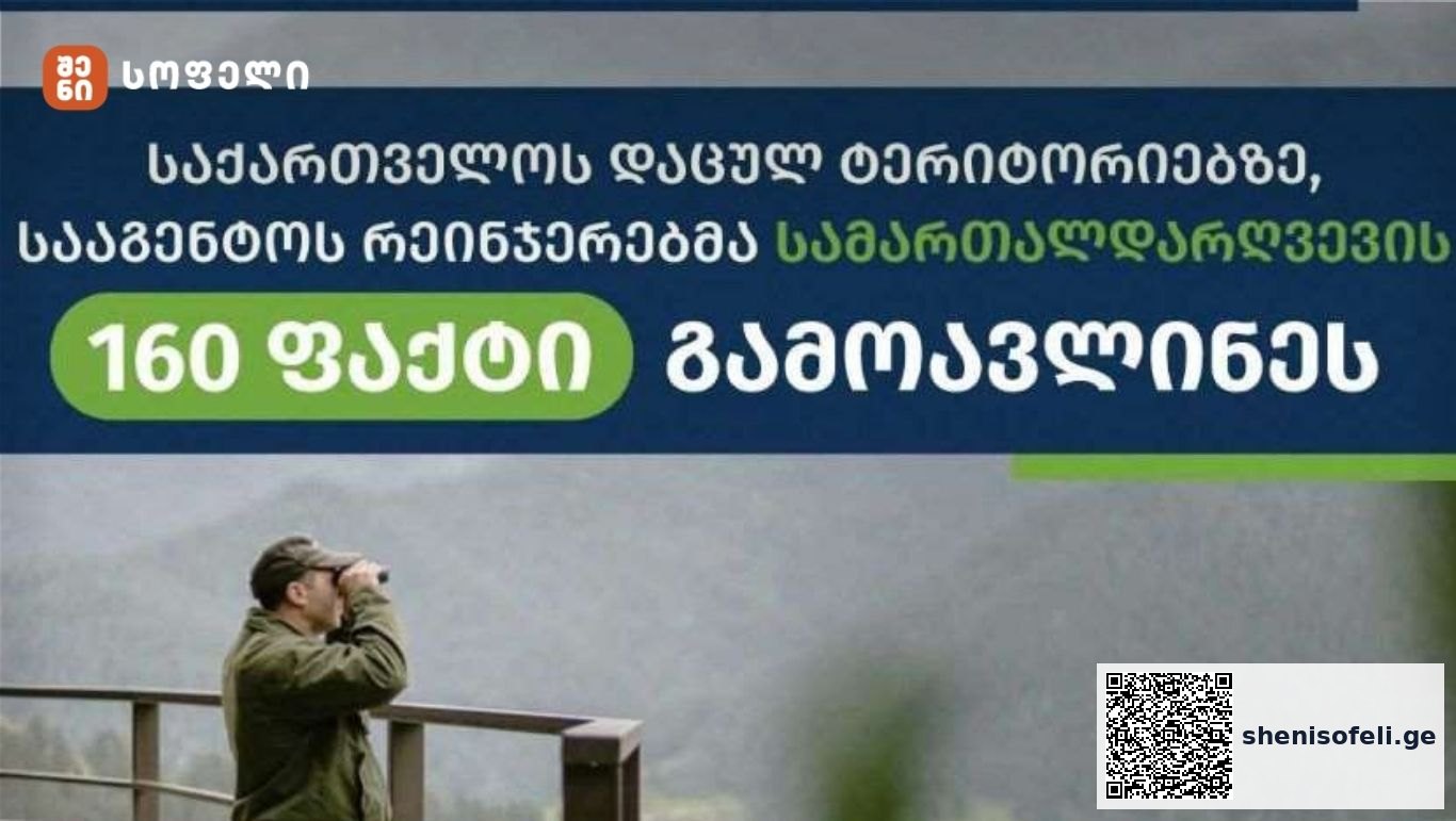 8 თვეში, საქართველოს დაცულ ტერიტორიებზე, სააგენტოს | შენი სოფელი